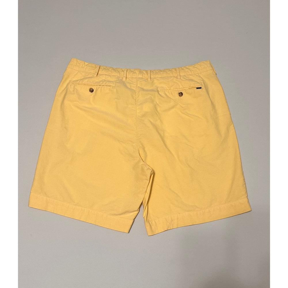 Polo Ralph Lauren Mens Classic Fit Chino Shorts Yellow Size 40 Cotton 9 Inseam - Picture 5 of 8